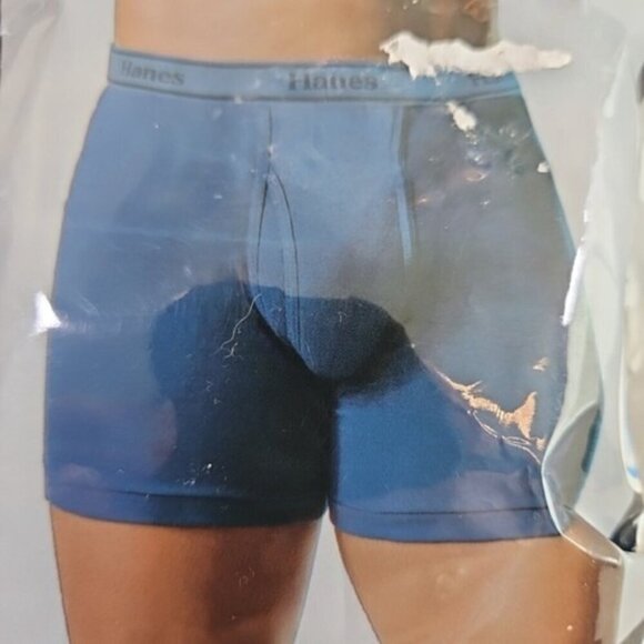 HANES Boxer Briefs Men's M 32-34 Assorted Tagless Comfort Flex 4 Pack J742B4 - Picture 5 of 13